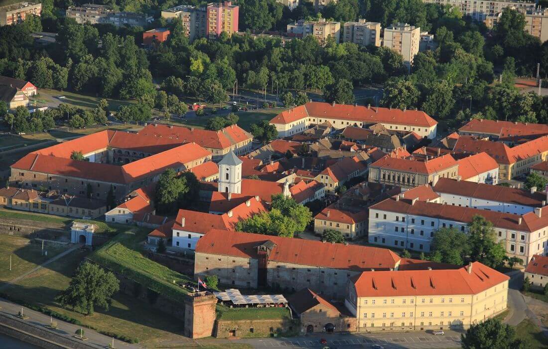 Visit Eastern Croatia and explore Osijek's Old Town with charming cobblestone streets